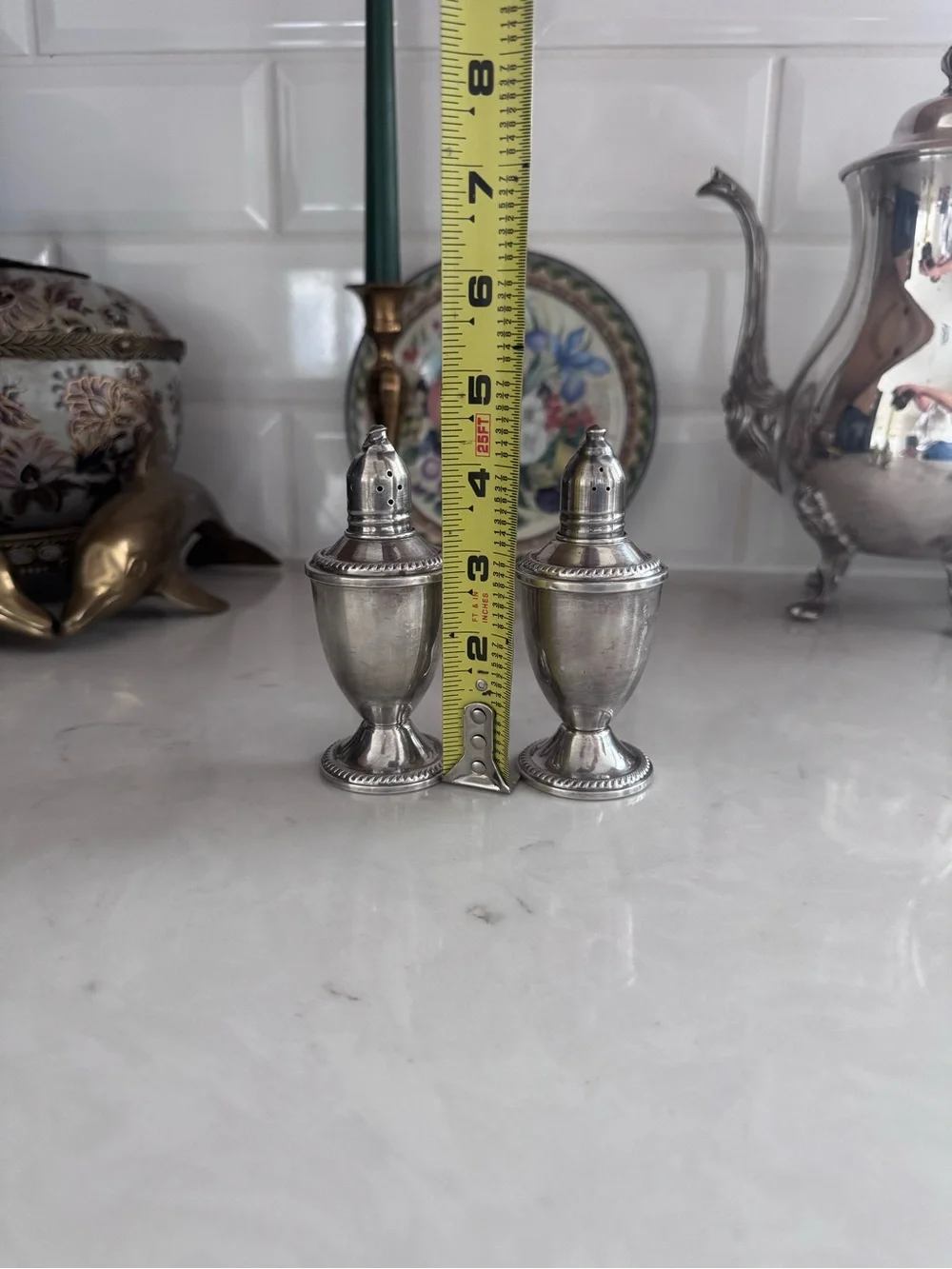 Vintage Duchin Creation Weighted Sterling Silver Salt & Pepper Shakers